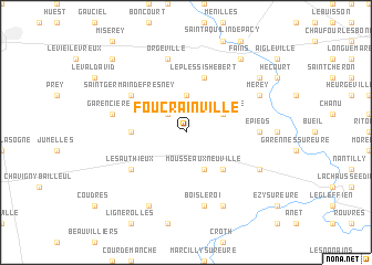 map of Foucrainville