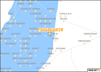 map of Fouda Guiéza