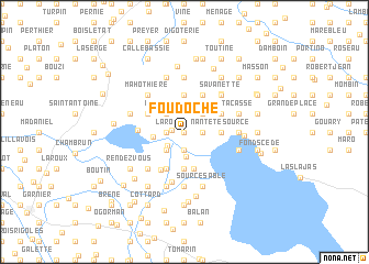 map of Foudoche