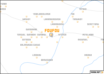 map of Foufou