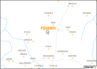 map of Fougani