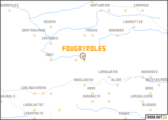 map of Fougayroles