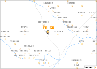 map of Fouga