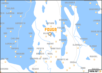 map of Fouga