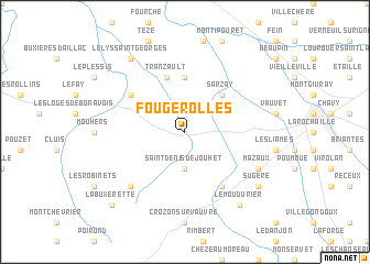 map of Fougerolles