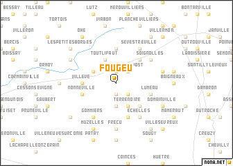 map of Fougeu