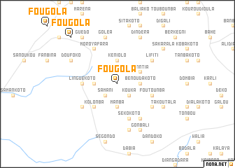 map of Fougola