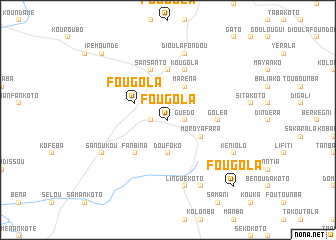 map of Fougola