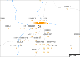 map of Fougoumba