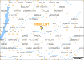 map of Fouillat