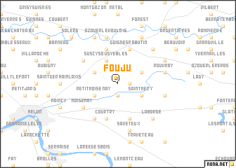 map of Fouju