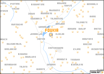 map of Foukia