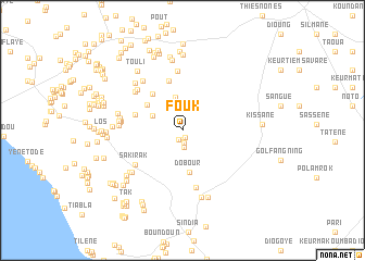 map of Fouk