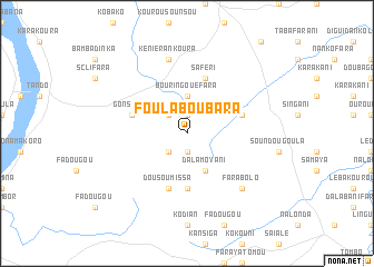 map of Foulaboubara