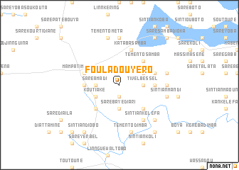 map of Fouladou Yéro