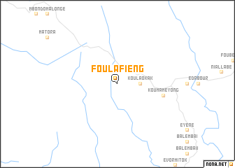 map of Foula Fieng