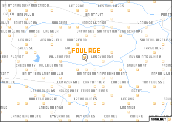 map of Foulage