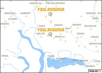 map of Foulakounda