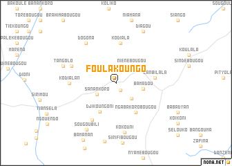 map of Foulakoungo