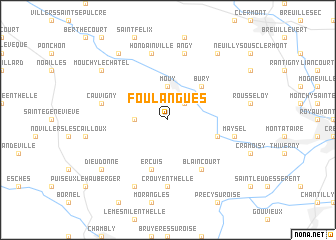 map of Foulangues