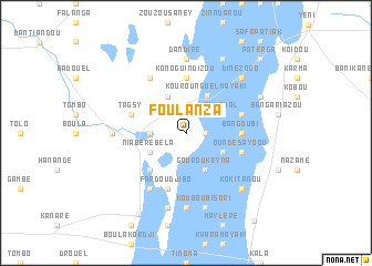 map of Foulanza