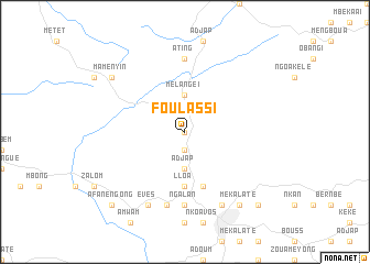 map of Foulassi