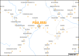 map of Foulassi