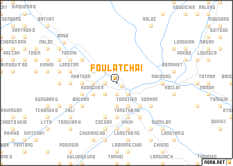 map of Fou La Tchai