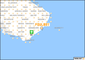 map of Foul Bay