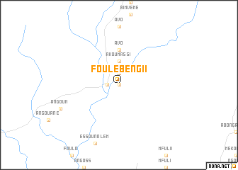 map of Foulebeng II