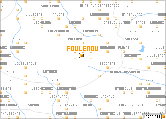 map of Foulenou