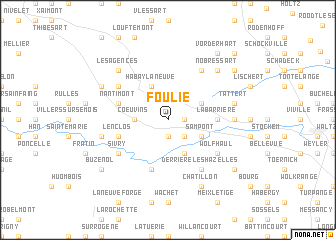 map of Foulie