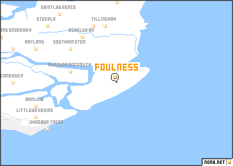 map of Foulness