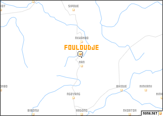 map of Fouloudjé