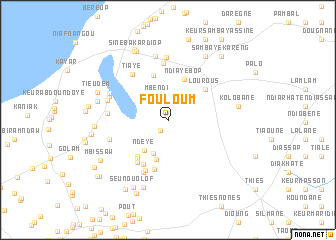 map of Fouloum