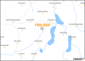 map of Foulouni