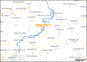 map of Foul Rift