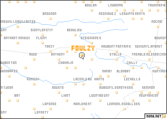 map of Foulzy