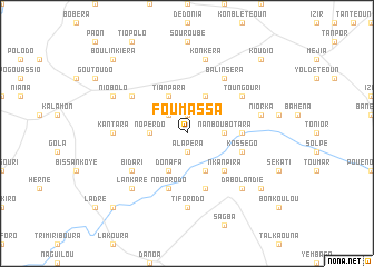map of Foumassa