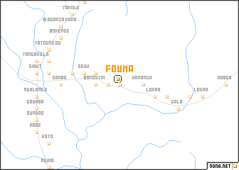 map of Fouma