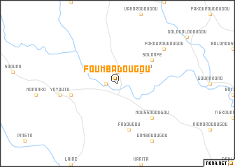 map of Foumbadougou