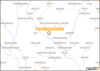 map of Foumbédougou