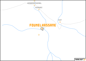 map of Foum el Hassane