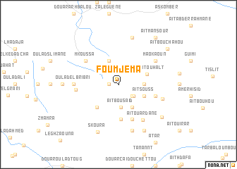 map of Foum Jem‘a