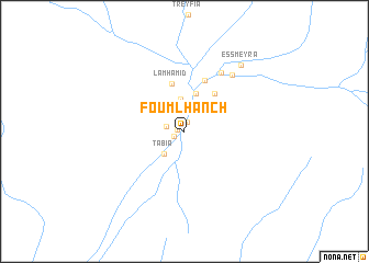 map of Foum Lhanch