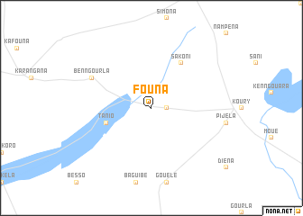 map of Founa