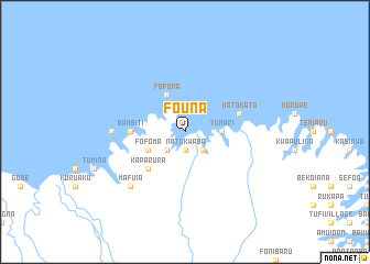 map of Founa