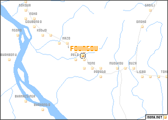 map of Foungou