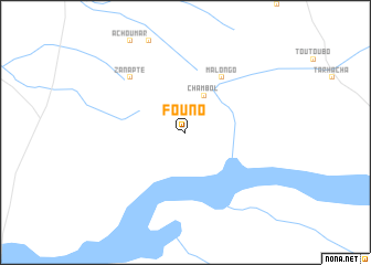 map of Founo