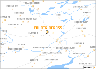 map of Fountain Cross